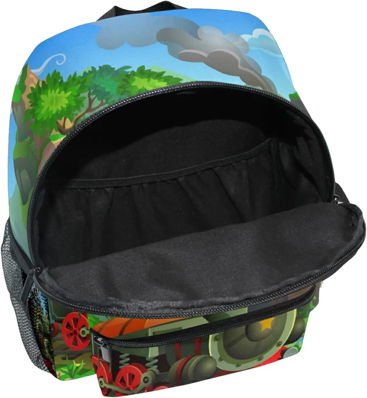 AUUXVA Kids Backpack Train School Bag Kindergarten Toddler Preschool Backpack for Boys Children