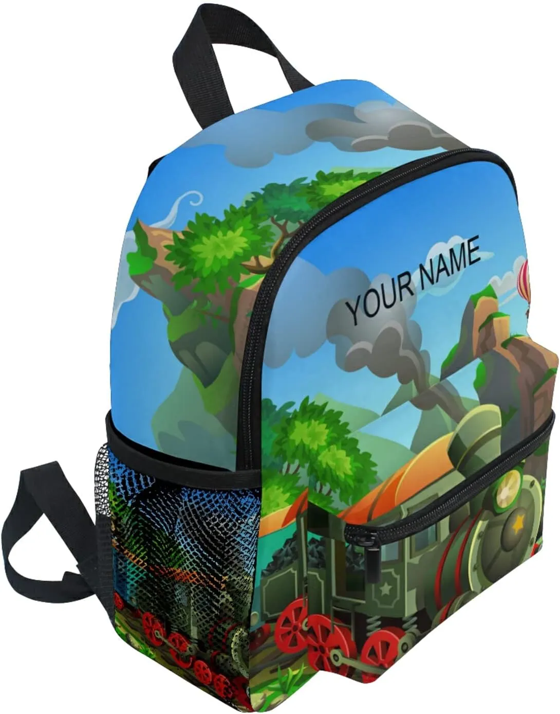 AUUXVA Kids Backpack Train School Bag Kindergarten Toddler Preschool Backpack for Boys Children