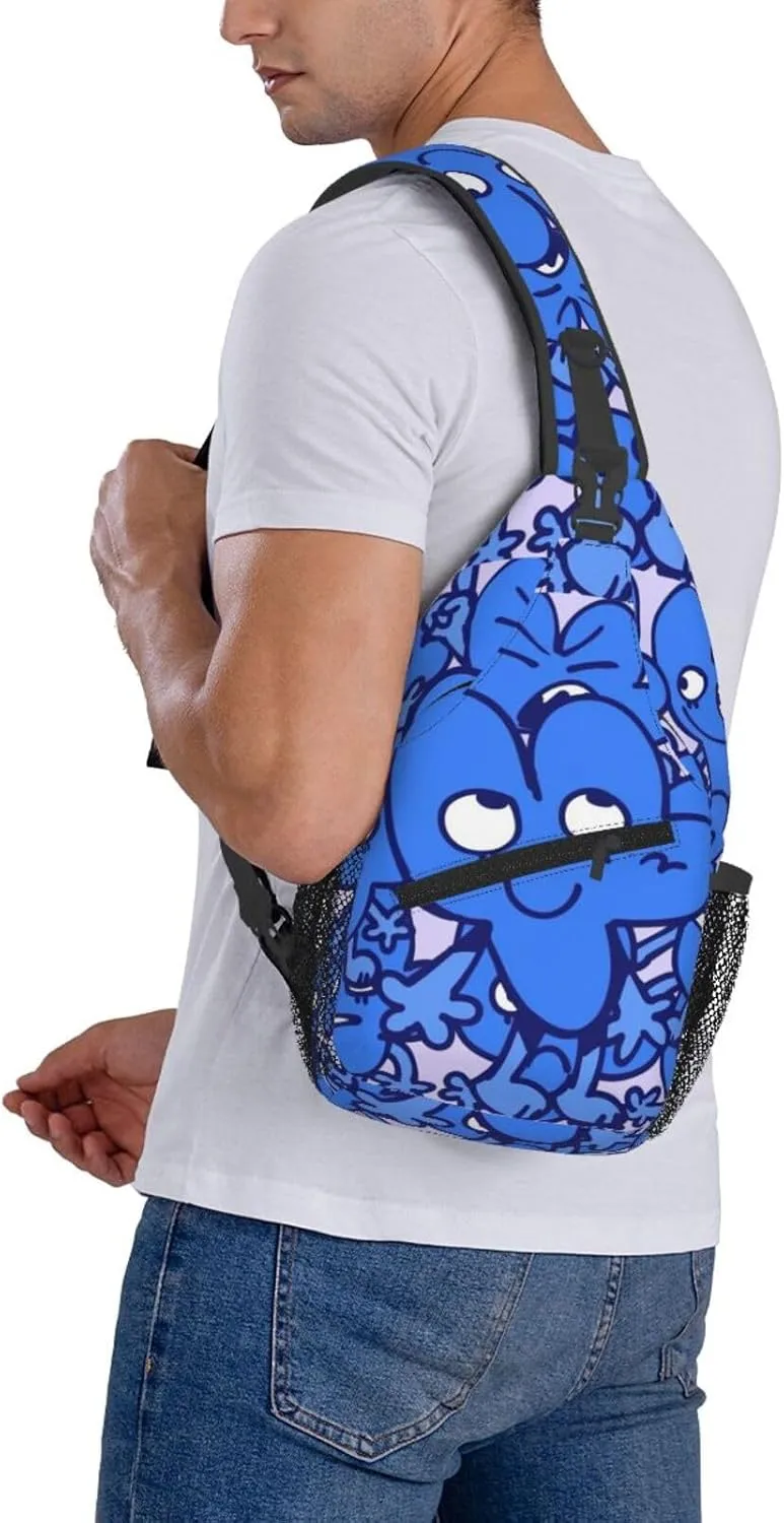 B-fdi Fashion Casual Crossbody Bag Chest Bag Sling Bag Travel Daypack For Women Men Black