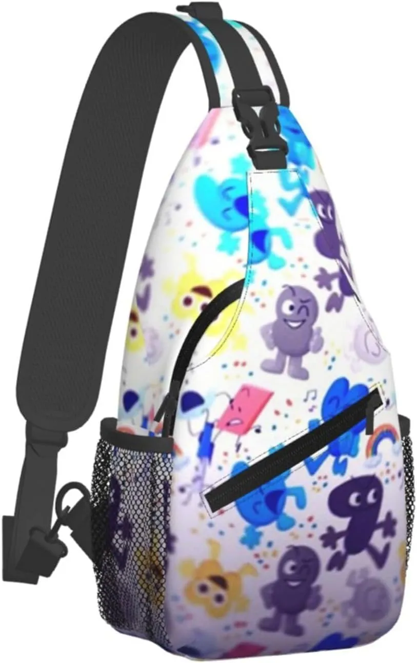 B-fdi Fashion Casual Crossbody Bag Chest Bag Sling Bag Travel Daypack For Women Men Black