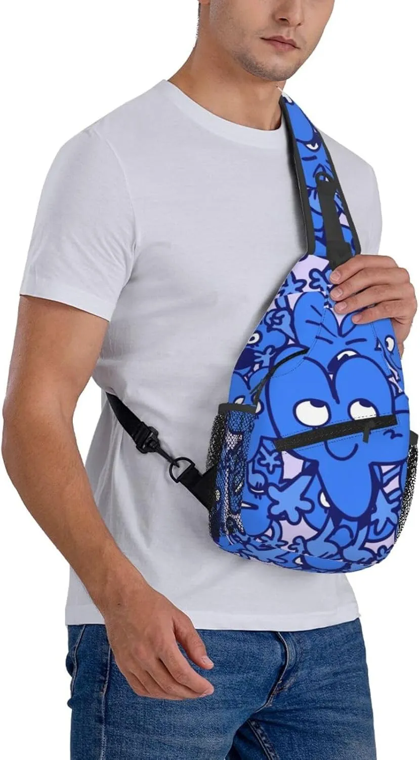 B-fdi Fashion Casual Crossbody Bag Chest Bag Sling Bag Travel Daypack For Women Men Black