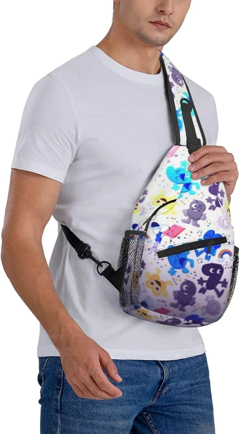 B-fdi Fashion Casual Crossbody Bag Chest Bag Sling Bag Travel Daypack For Women Men Black
