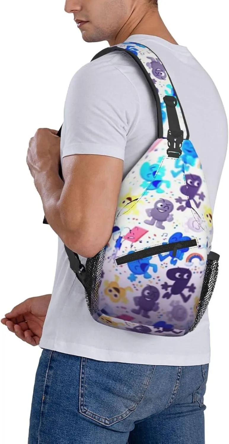 B-fdi Fashion Casual Crossbody Bag Chest Bag Sling Bag Travel Daypack For Women Men Black
