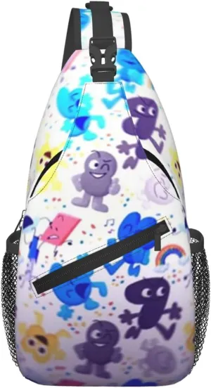 B-fdi Fashion Casual Crossbody Bag Chest Bag Sling Bag Travel Daypack For Women Men Black