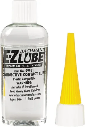 Bachmann Trains - E-Z LUBE - CONDUCTIVE CONTACT LUBE (1 fluid ounce) - For Use With All Scales