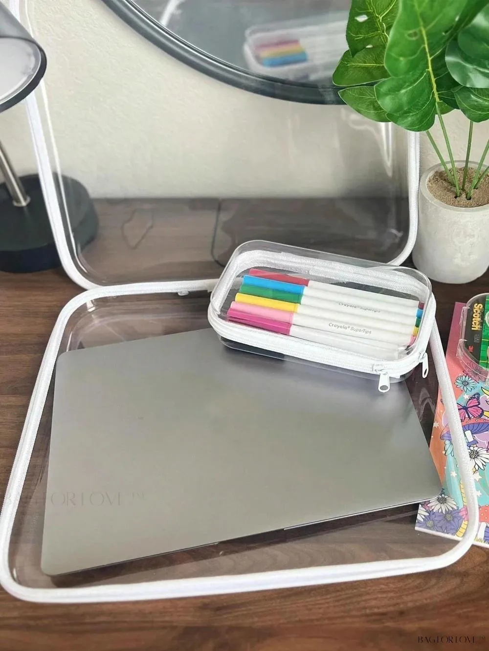 BagForLove - Stackable PVC Zippered Pouches for Easy Toy Storage