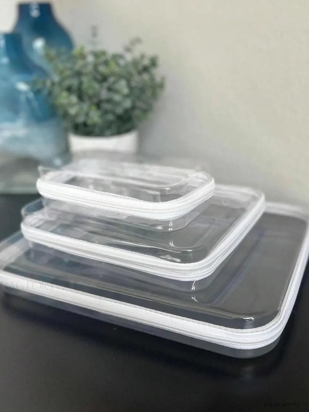 BagForLove - Stackable PVC Zippered Pouches for Easy Toy Storage