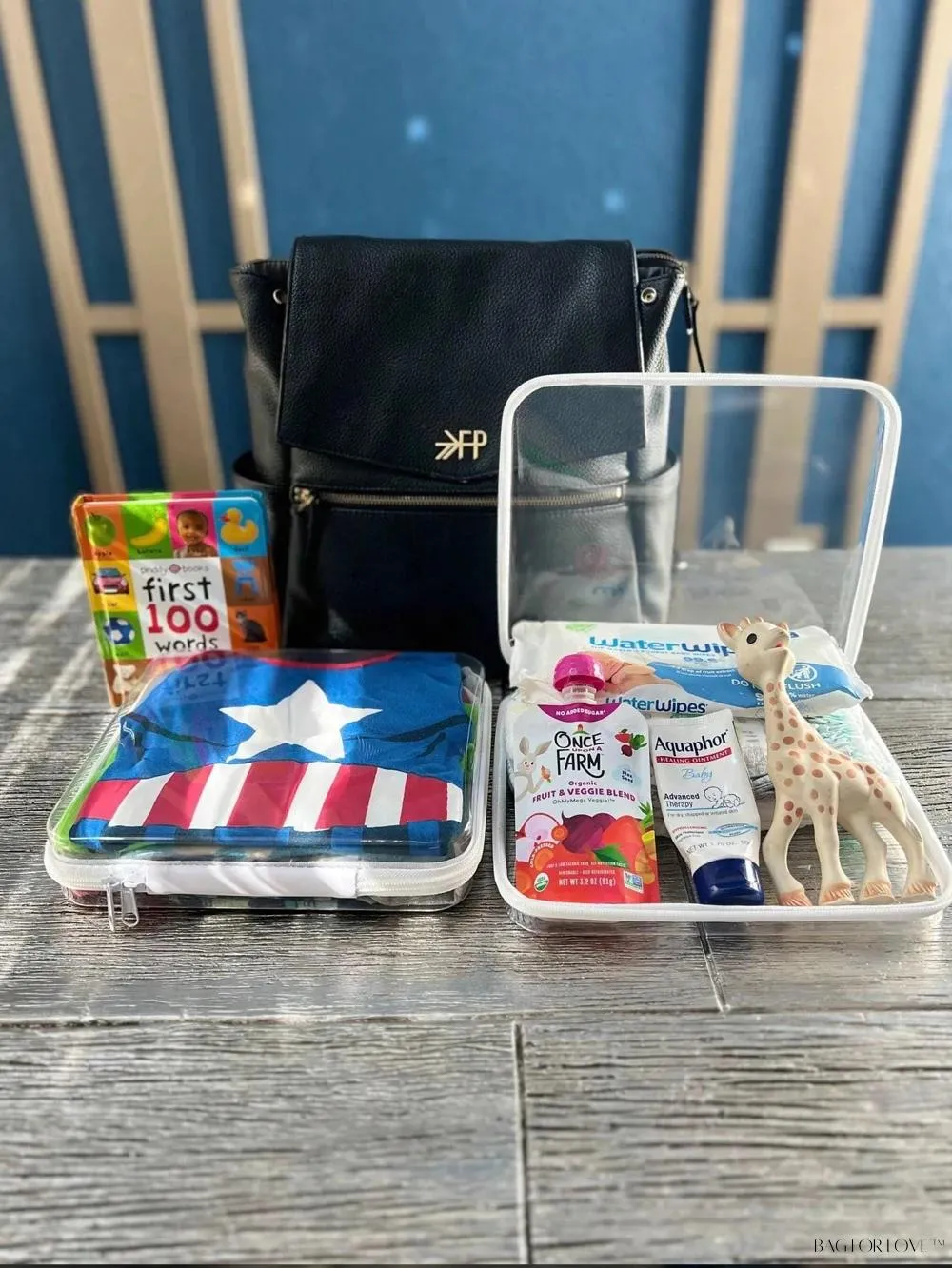BagForLove - Stackable PVC Zippered Pouches for Easy Toy Storage