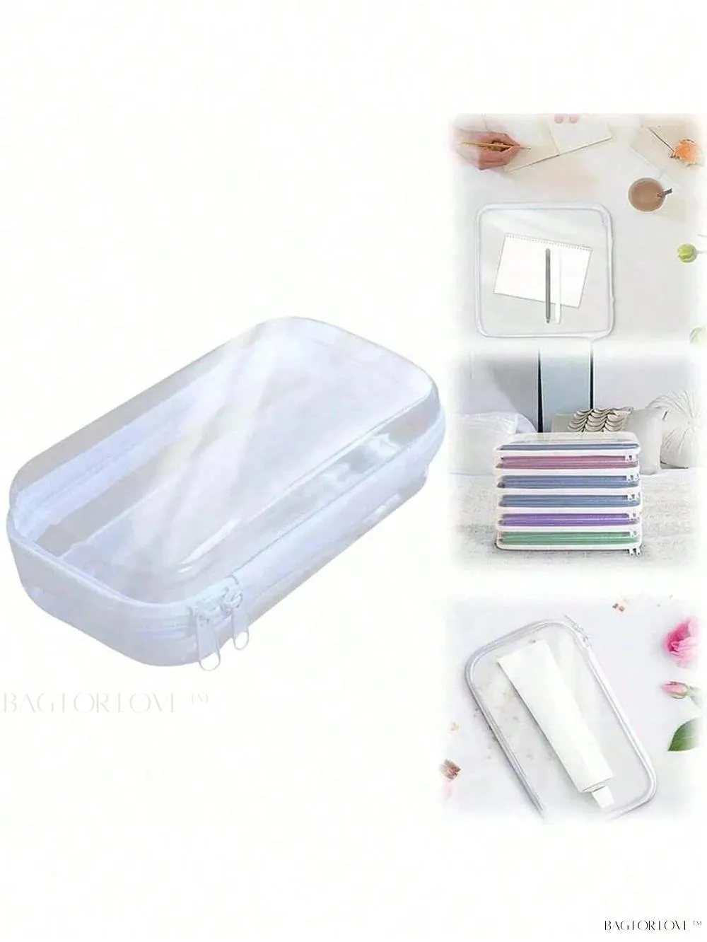 BagForLove - Stackable PVC Zippered Pouches for Easy Toy Storage