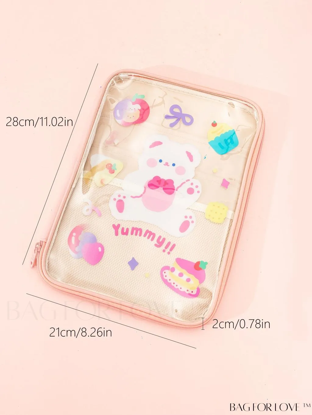 BagForLove - Transparent Student Handbag: New Cartoon-style Storage Bag