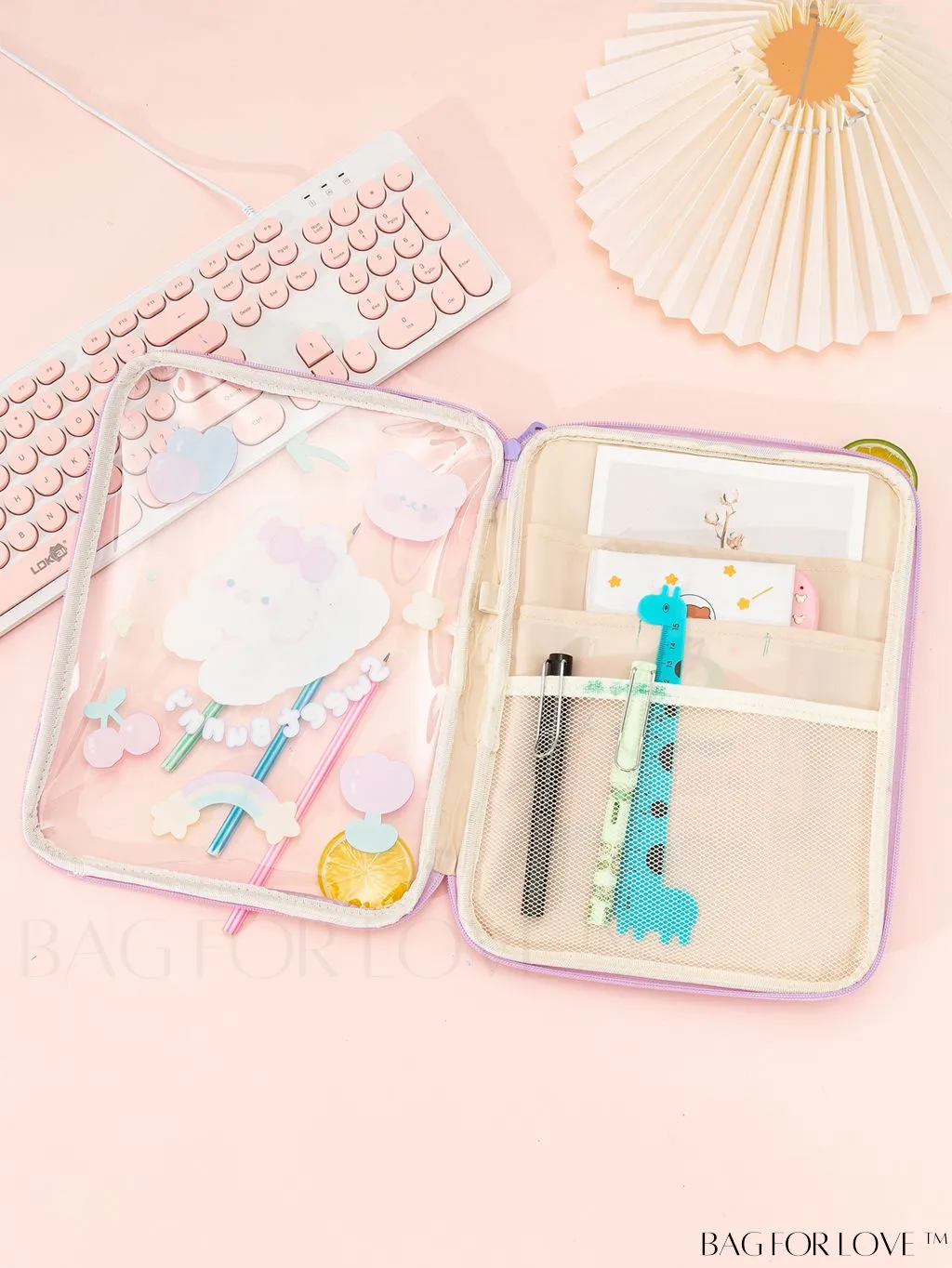 BagForLove - Transparent Student Handbag: New Cartoon-style Storage Bag