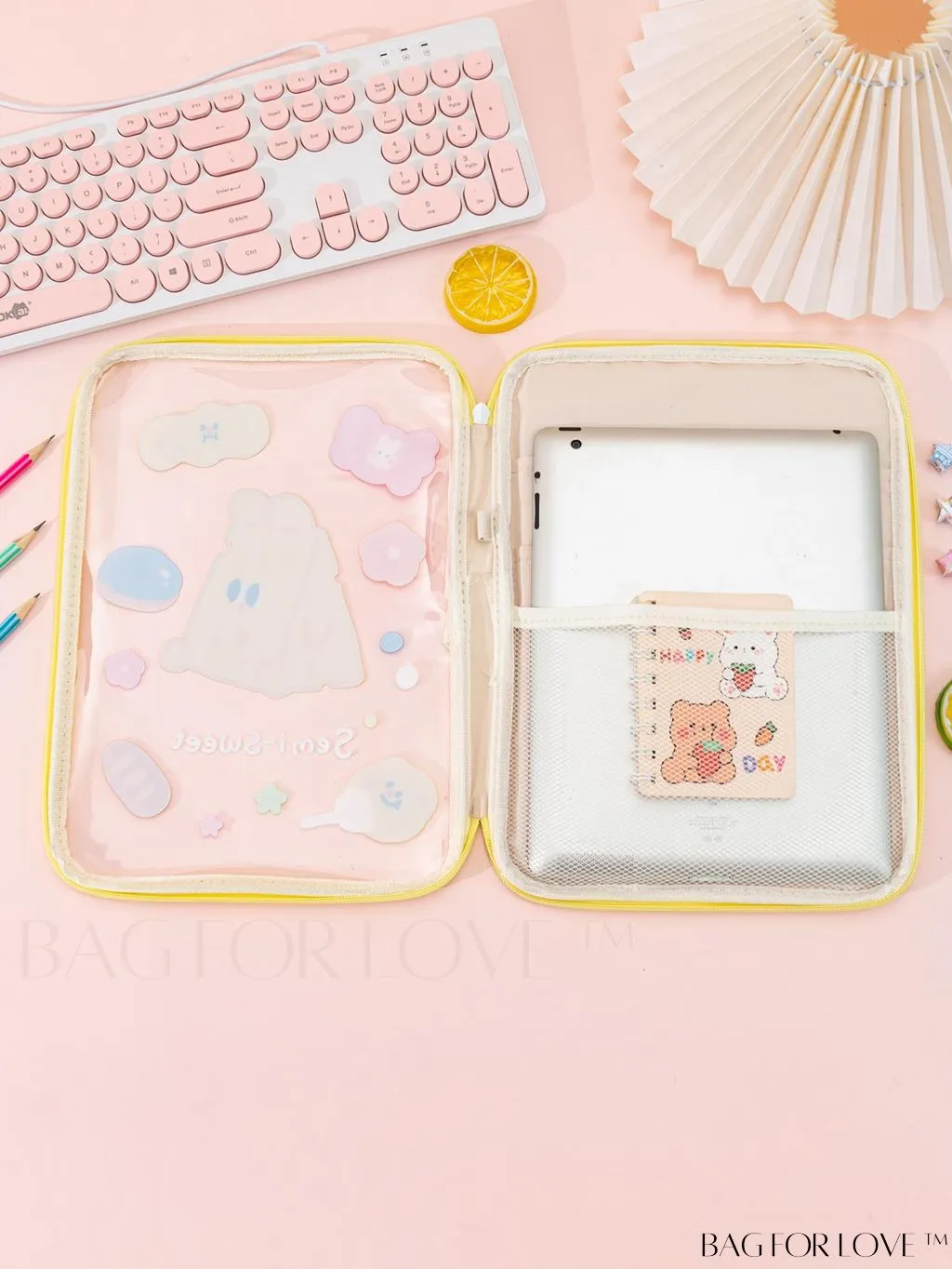 BagForLove - Transparent Student Handbag: New Cartoon-style Storage Bag
