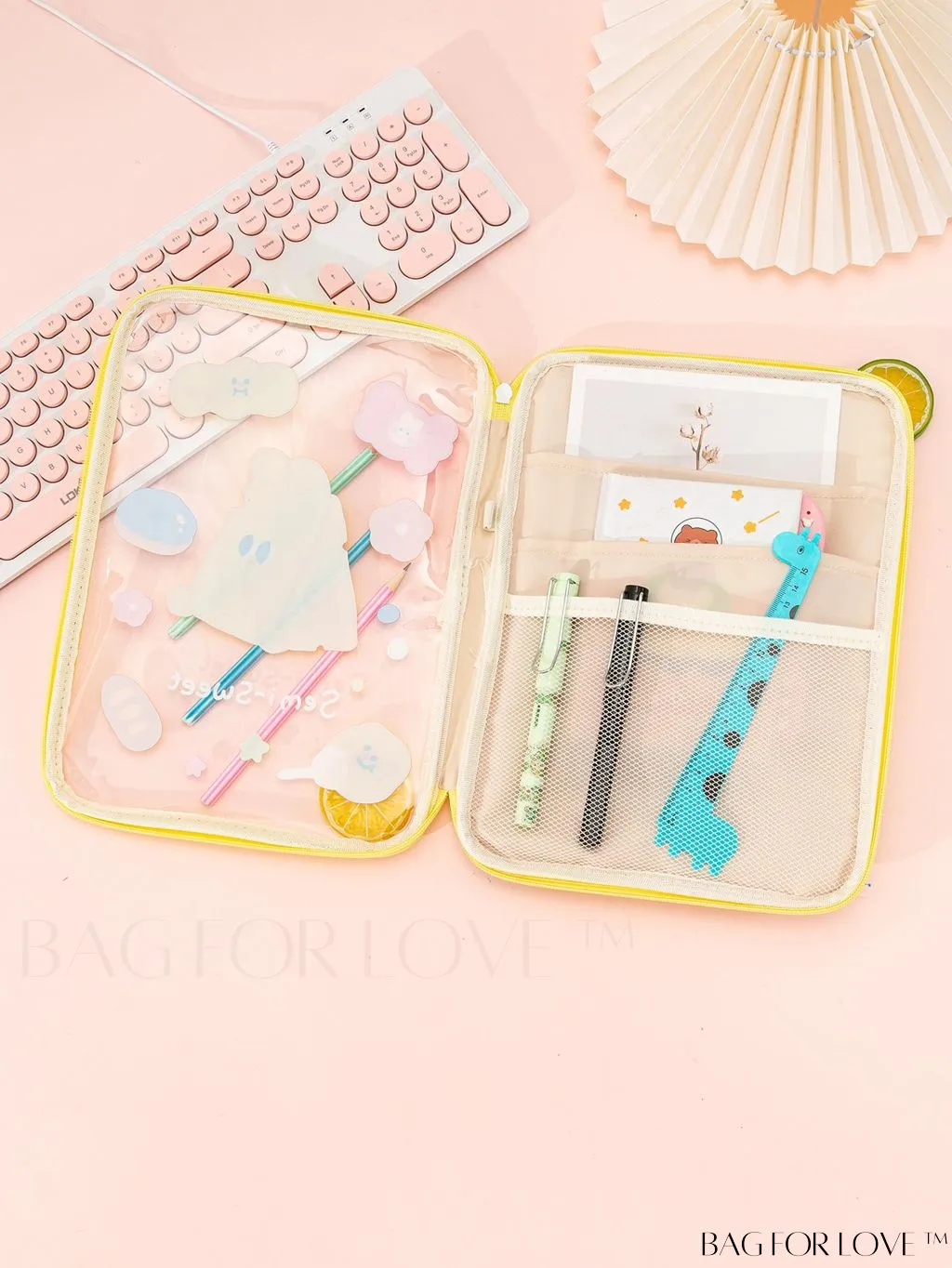 BagForLove - Transparent Student Handbag: New Cartoon-style Storage Bag
