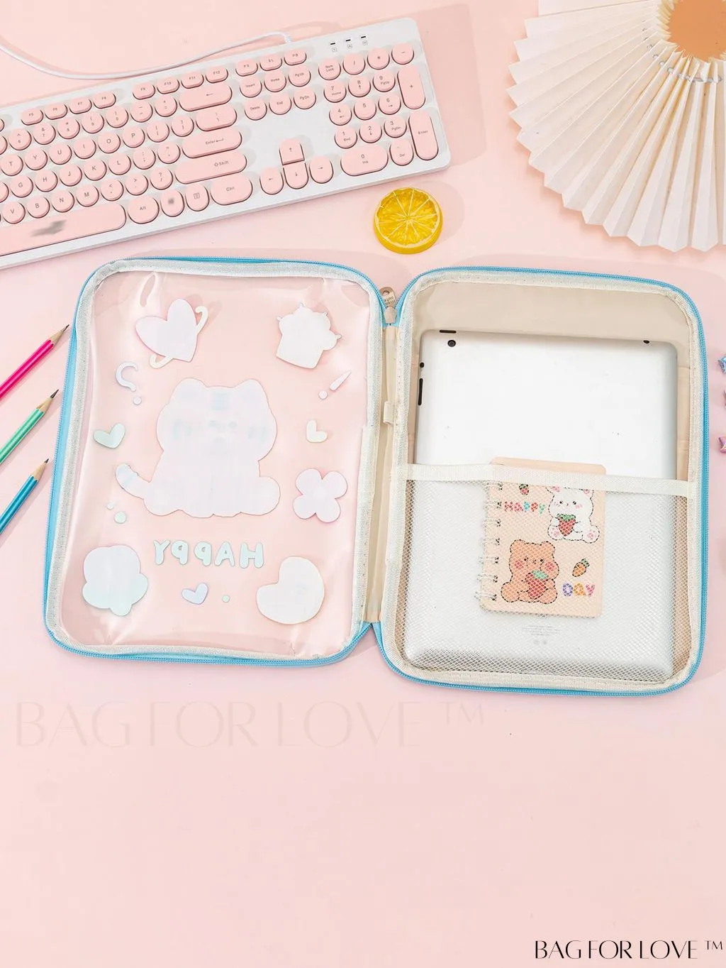 BagForLove - Transparent Student Handbag: New Cartoon-style Storage Bag