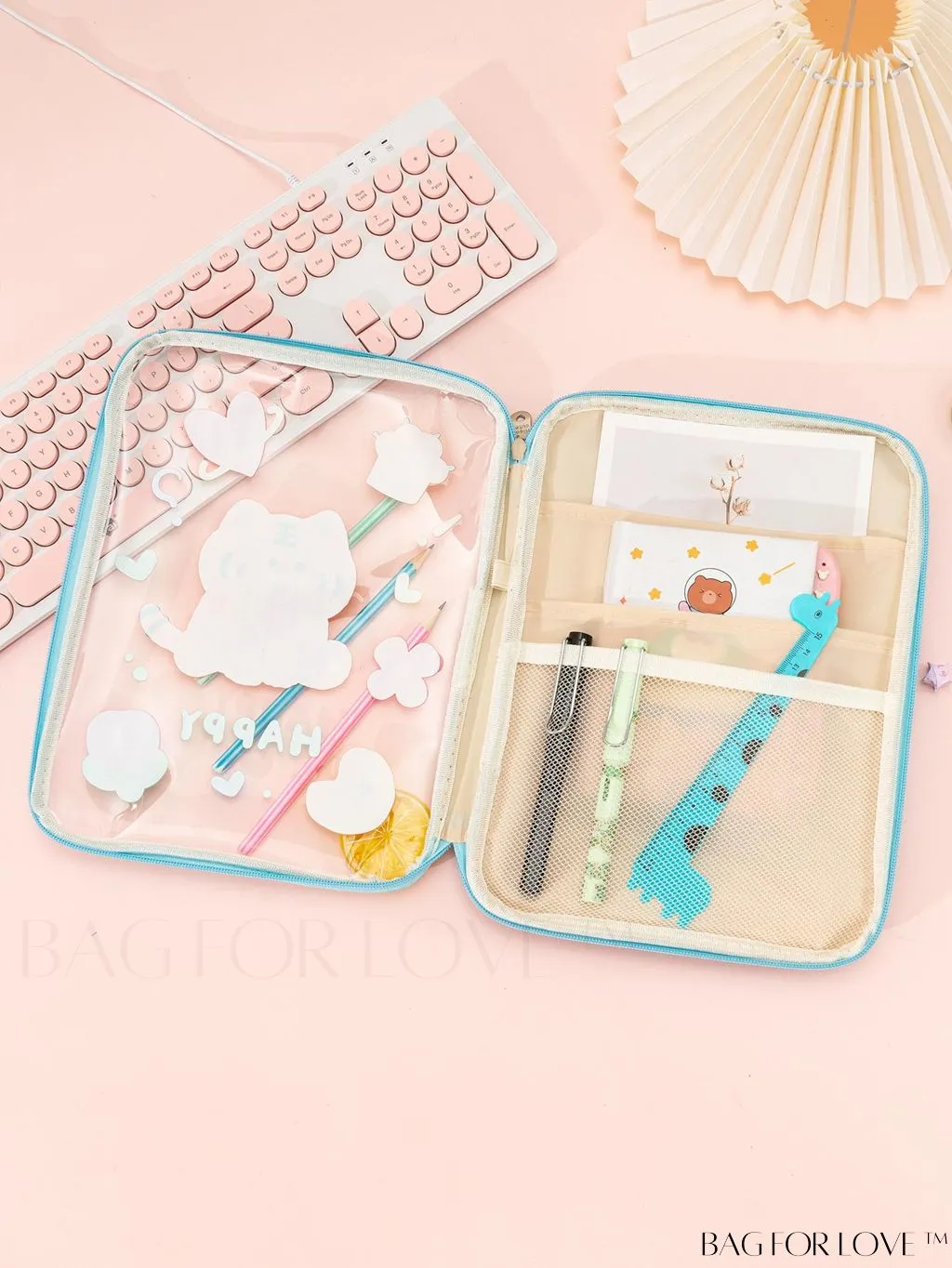 BagForLove - Transparent Student Handbag: New Cartoon-style Storage Bag