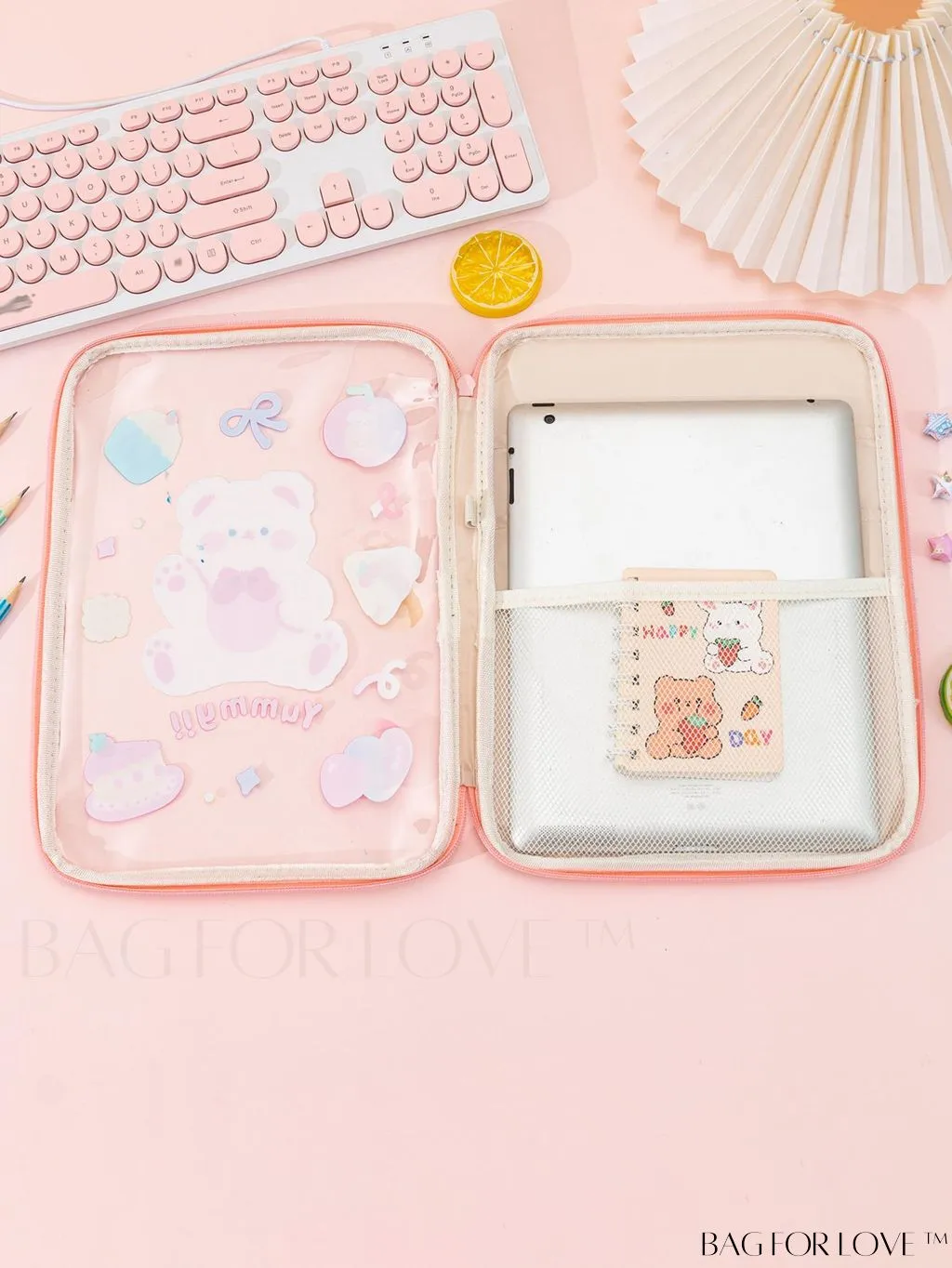 BagForLove - Transparent Student Handbag: New Cartoon-style Storage Bag