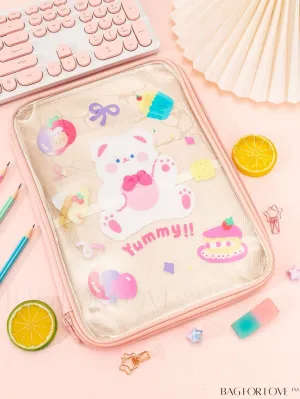 BagForLove - Transparent Student Handbag: New Cartoon-style Storage Bag