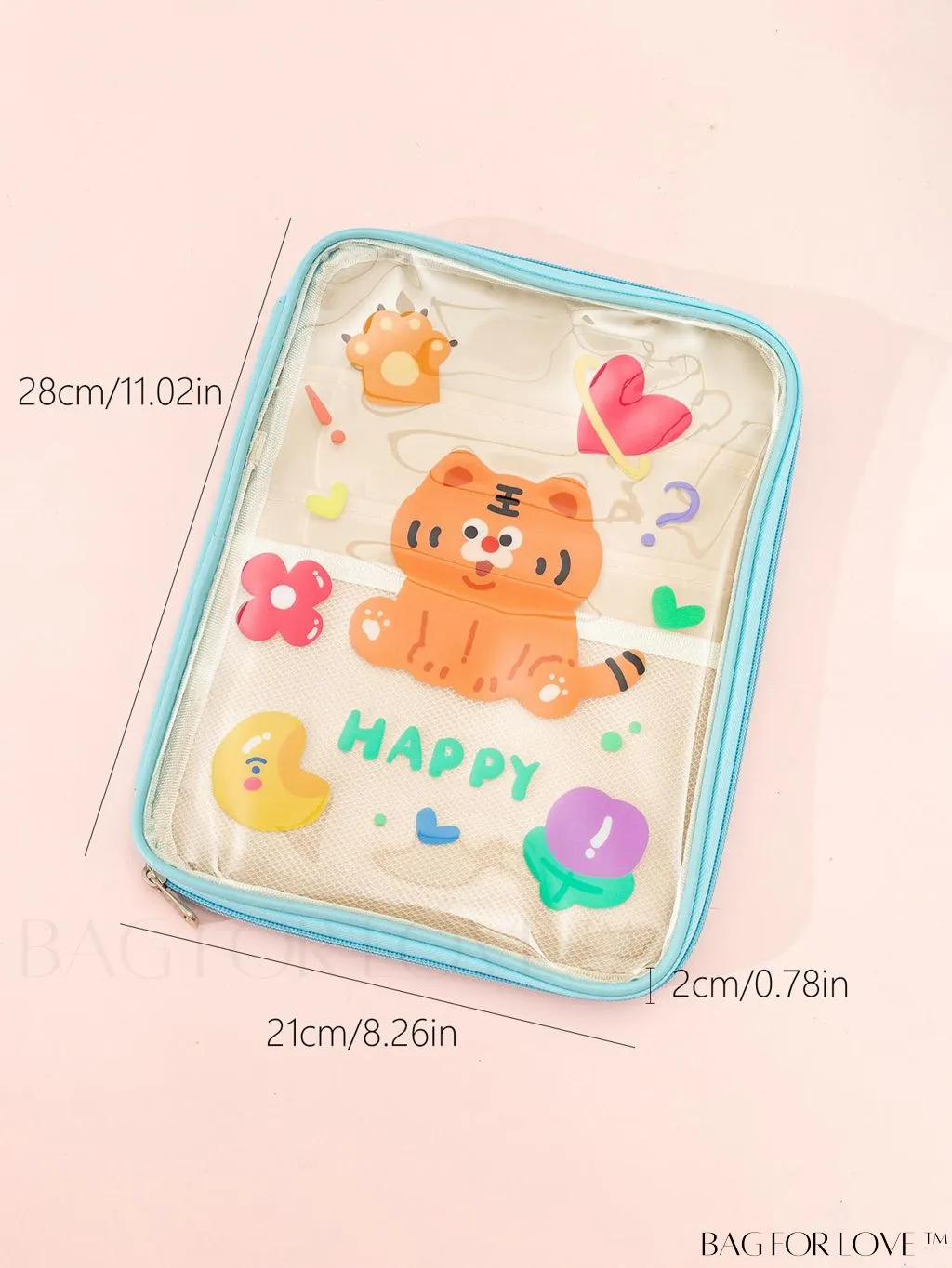 BagForLove - Transparent Student Handbag: New Cartoon-style Storage Bag