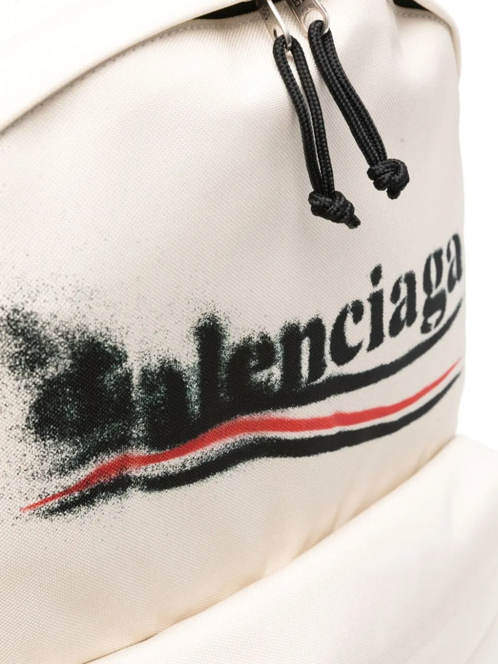 Balenciaga Explorer Backpack With Logo Political Stencil