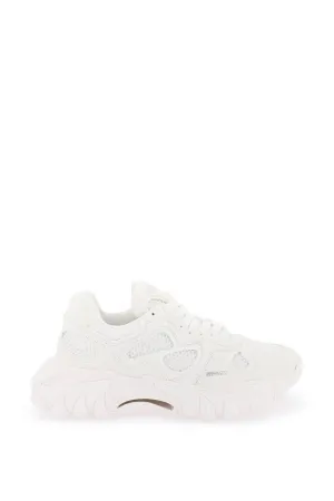 Balmain B-East Leather And Mesh Sneakers