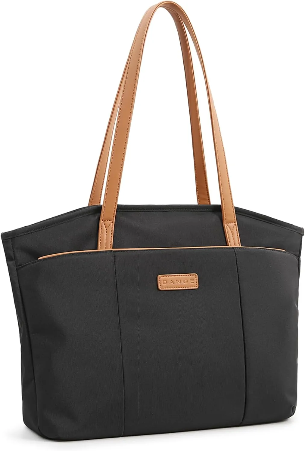 BANGE Women shoulder backpack for Daily needs,Tote bag can hold 16 Inch laptop (Black)
