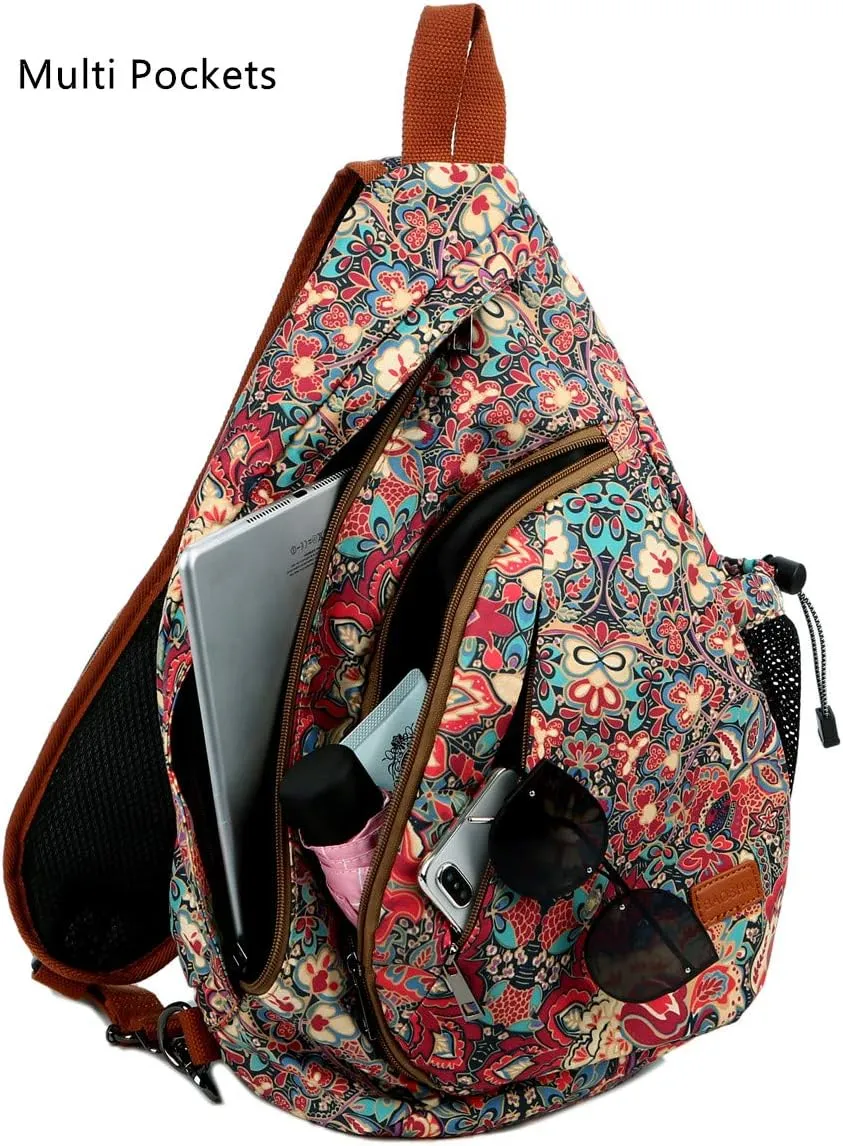 Baosha Sling backpack Crossbody Shoulder Chest Bag Travel Hiking Daypack for Women XB-04