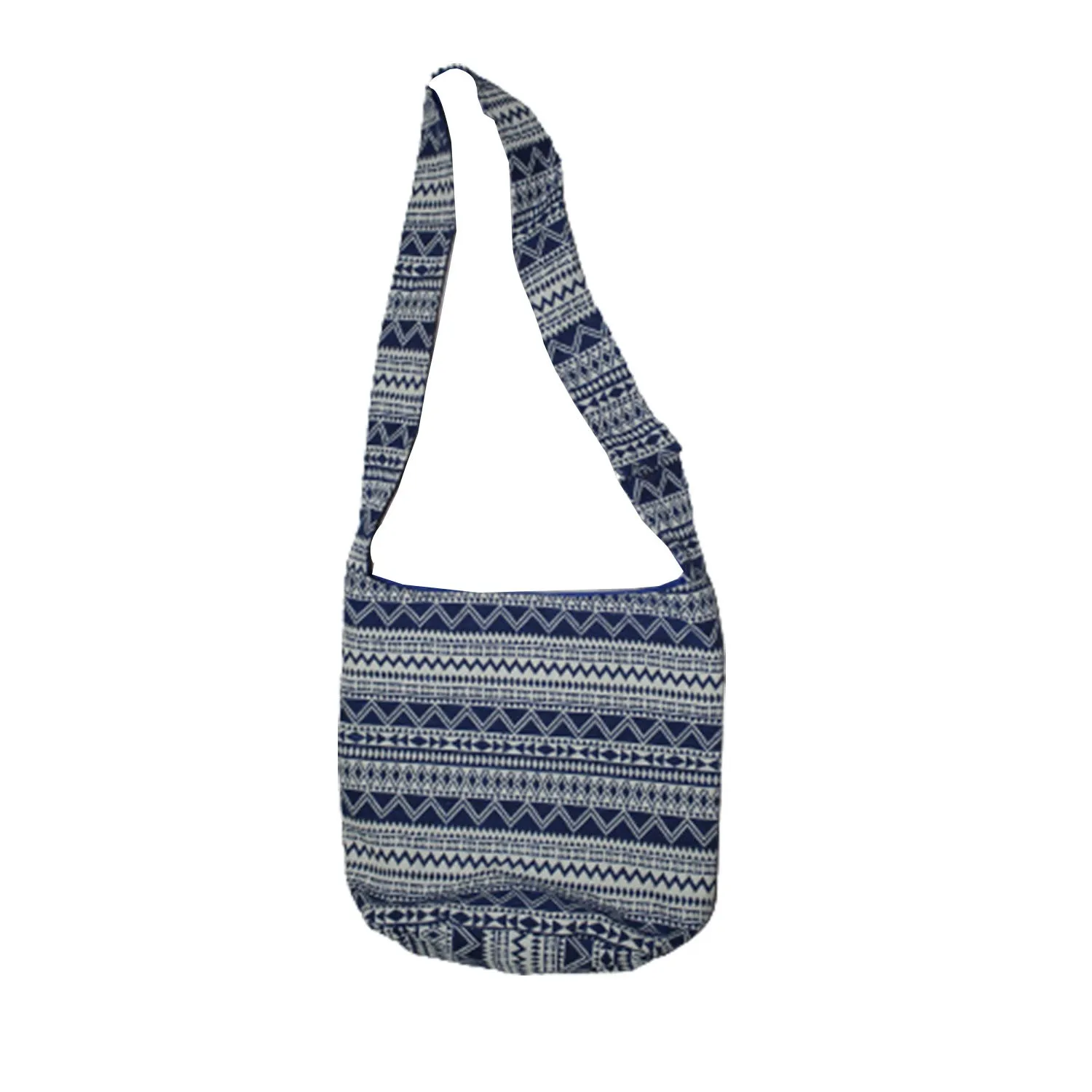 Basic Printed Canvas Sling Bag