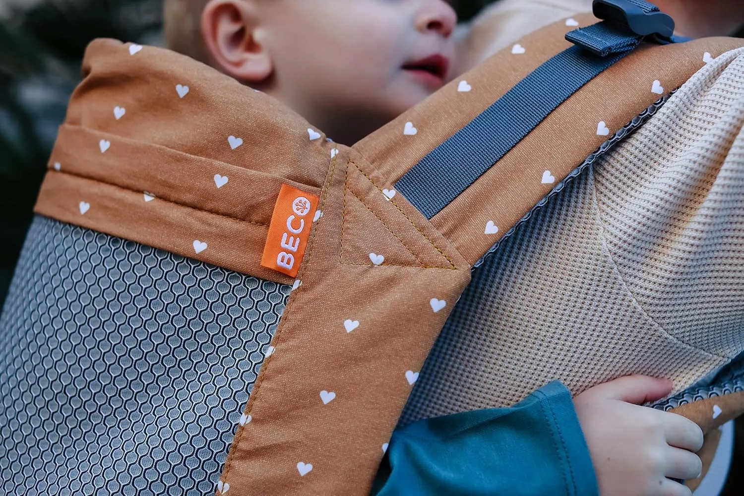 Beco Toddler Carrier with Extra Wide Seat - 100% Polyester 3D Performance Mesh Toddler Carrying Backpack Style and Front-Carry -Lightweight & Breathable Child Carrier -Toddler Sling Carrier 20-60 lbs