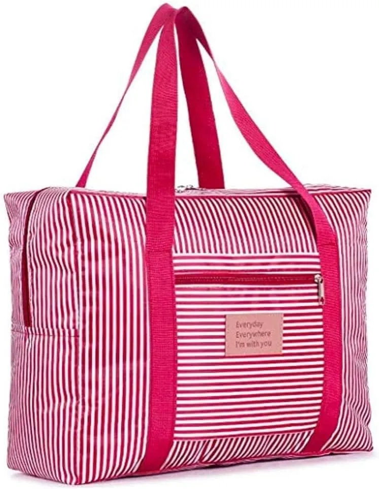 Bed Bath & Beyond Travel Duffle Bag Lightweight Waterproof Travel Luggage Bag (Red)