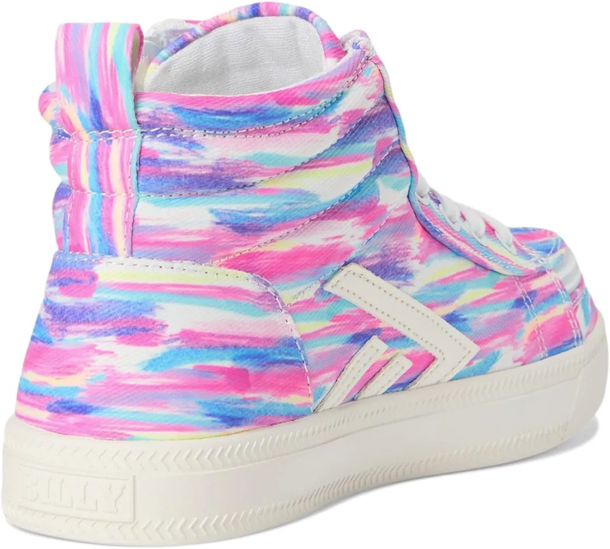 BILLY Footwear Kids Billy CS High Top Shoes for Big Kids and Little Kids – Canvas Construction – Signature Stripes