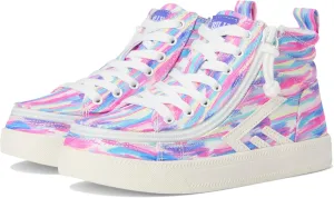 BILLY Footwear Kids Billy CS High Top Shoes for Big Kids and Little Kids – Canvas Construction – Signature Stripes