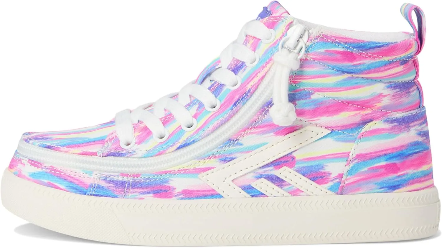 BILLY Footwear Kids Billy CS High Top Shoes for Big Kids and Little Kids – Canvas Construction – Signature Stripes