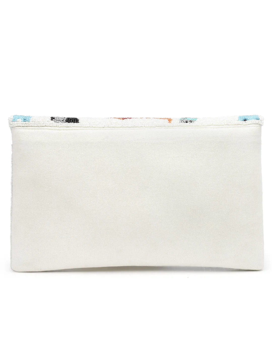 Boho Quirky Embellished Canvas Sling Bag
