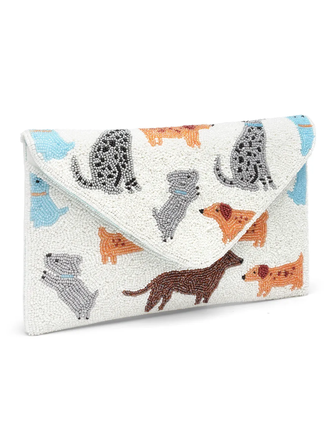 Boho Quirky Embellished Canvas Sling Bag
