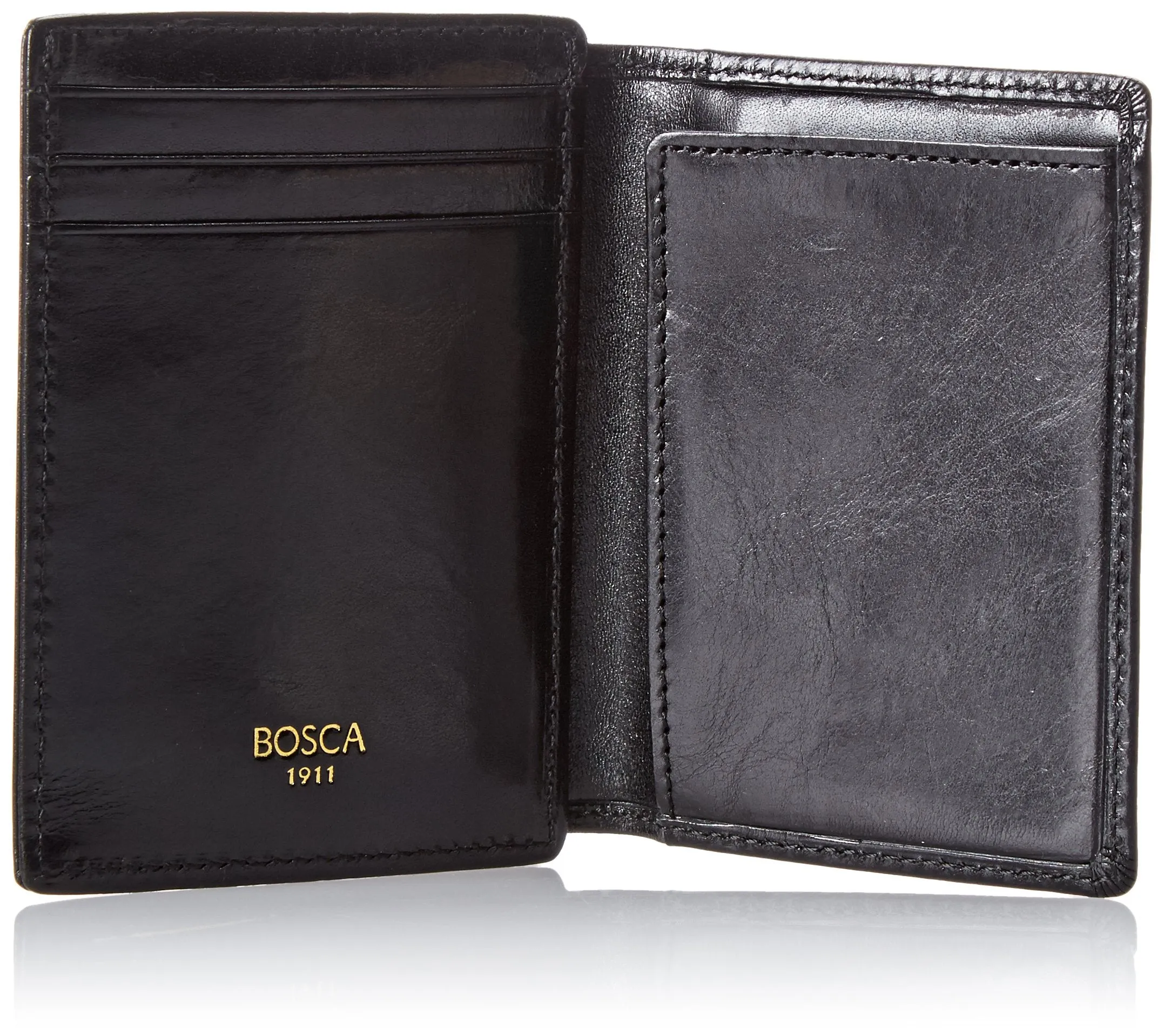 Bosca Old Leather Front Pocket ID Wallet