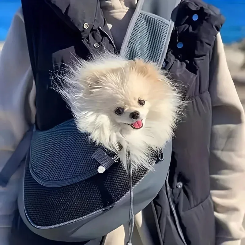 Breathable Dog Sling Carrier for Hiking & Travel
