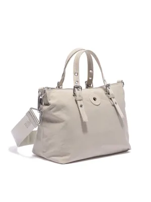 BYL Medium Khaki Nylon Tote Bag