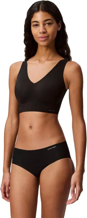 Calvin Klein Women's Invisibles Comfort Seamless Lightly Lined V Neck Bralette Bra