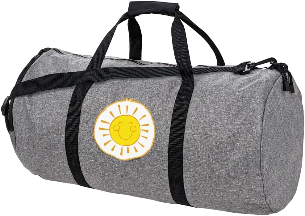 Care Bears Funshine Bear Belly Lightweight Duffel Bag for Sports and Gym Packable for Travel