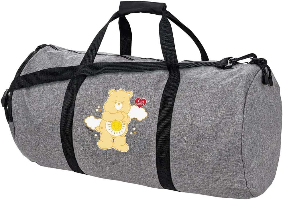 Care Bears Funshine Bear Clouds Lightweight Duffel Bag for Sports and Gym Packable for Travel