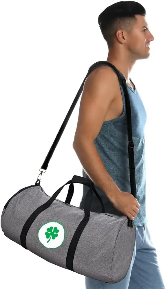 Care Bears Good Luck Bear Belly Lightweight Duffel Bag for Sports and Gym Packable for Travel