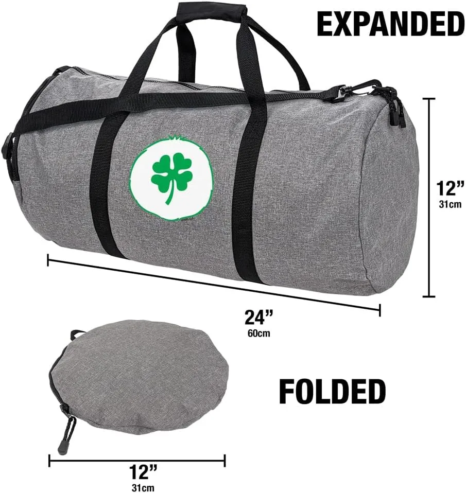 Care Bears Good Luck Bear Belly Lightweight Duffel Bag for Sports and Gym Packable for Travel
