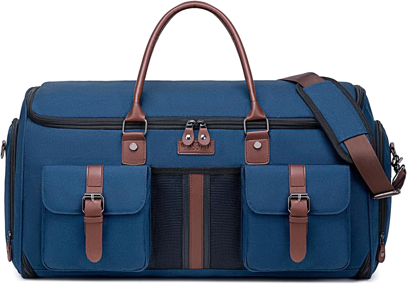Carry on Garment Bag for Travel, Convertible Garment Duffle Bags for Men Women with Shoe Compartment - 2 in 1 Hanging Suitcase Suit Travel Bags