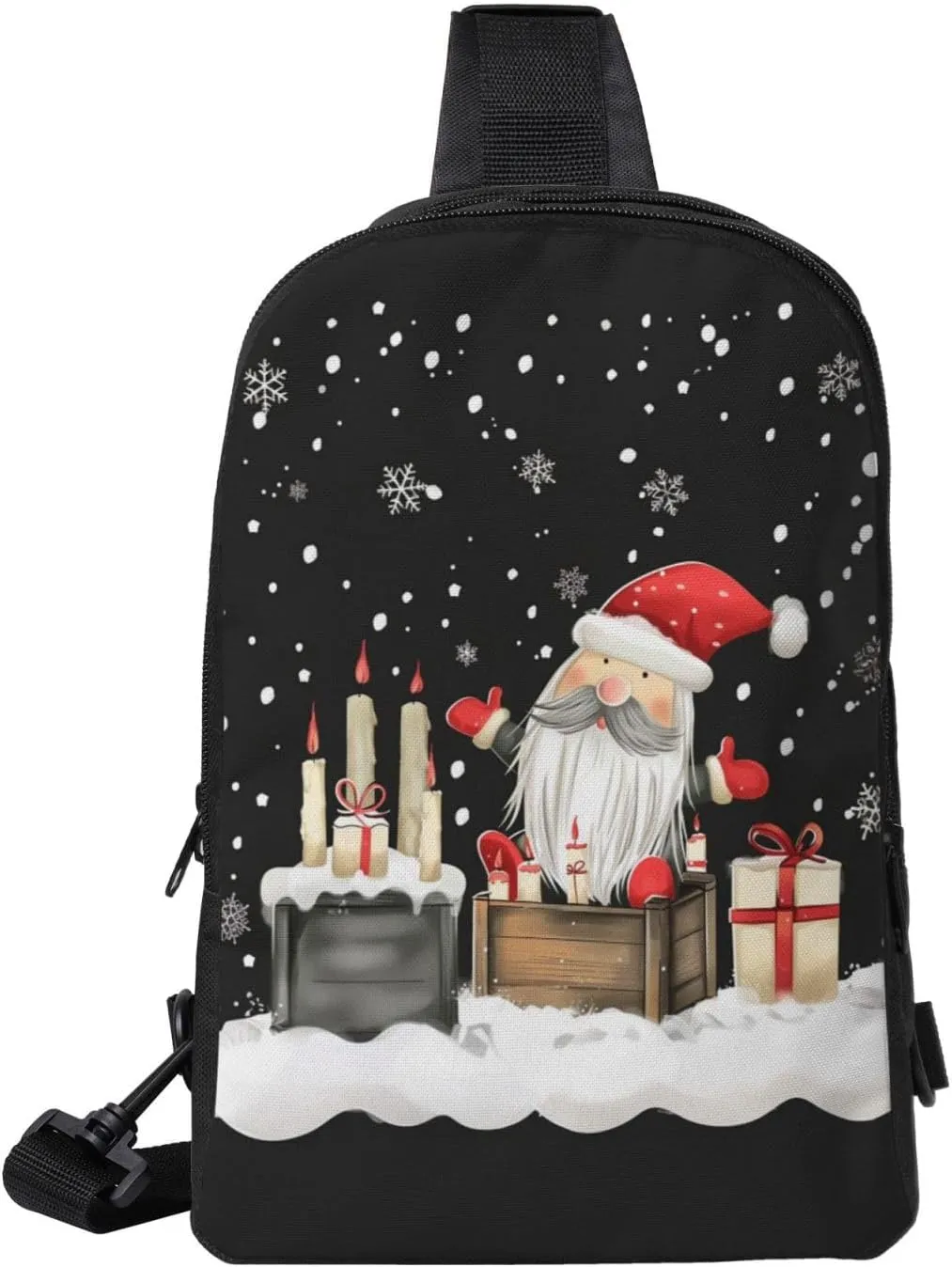 Cartoon Puppy Dog Crossbody Backpack Dachshund Sling Bag Lightweight Chest Bag Daypack Shoulder Bag For Men Women