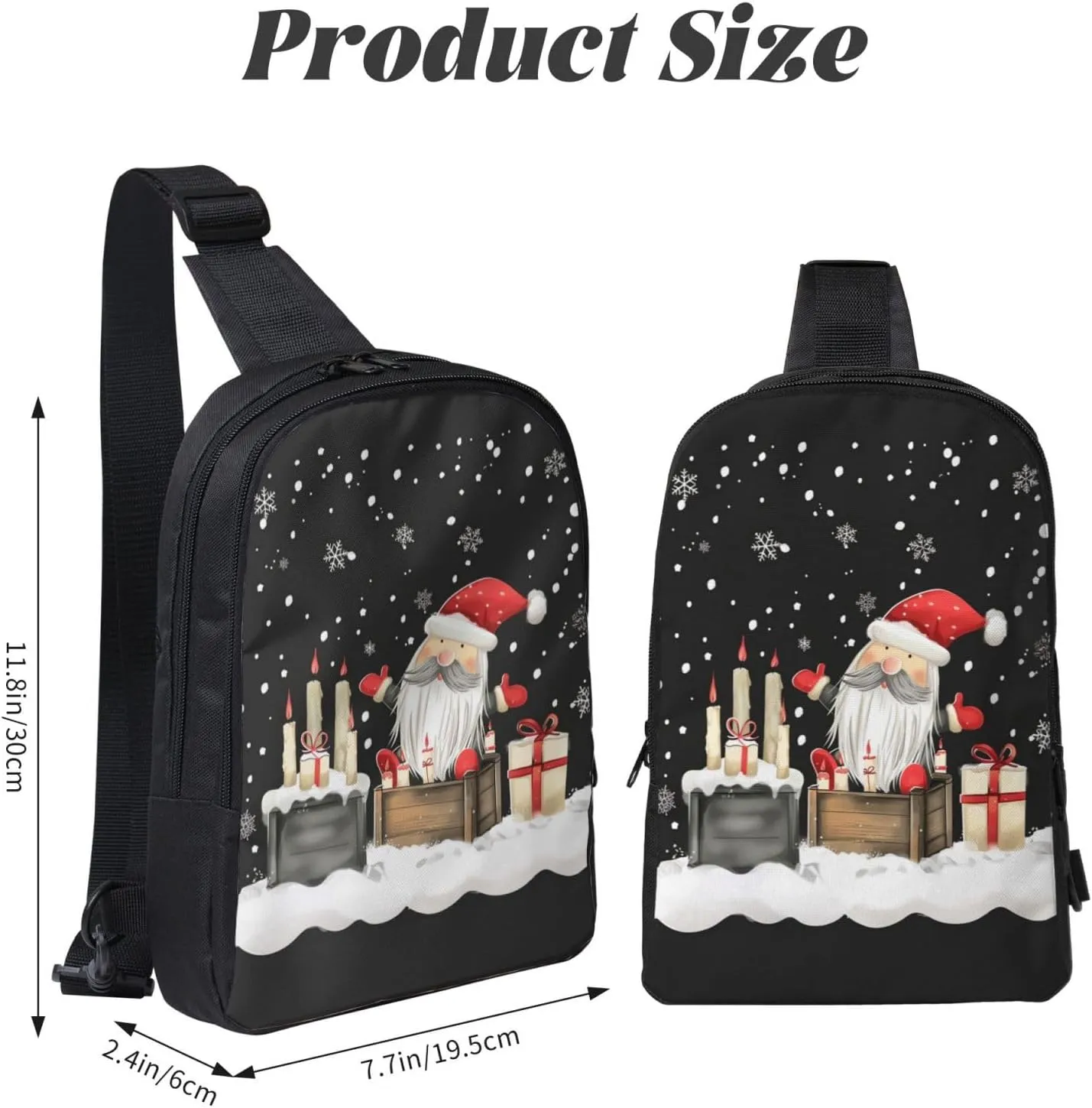 Cartoon Puppy Dog Crossbody Backpack Dachshund Sling Bag Lightweight Chest Bag Daypack Shoulder Bag For Men Women