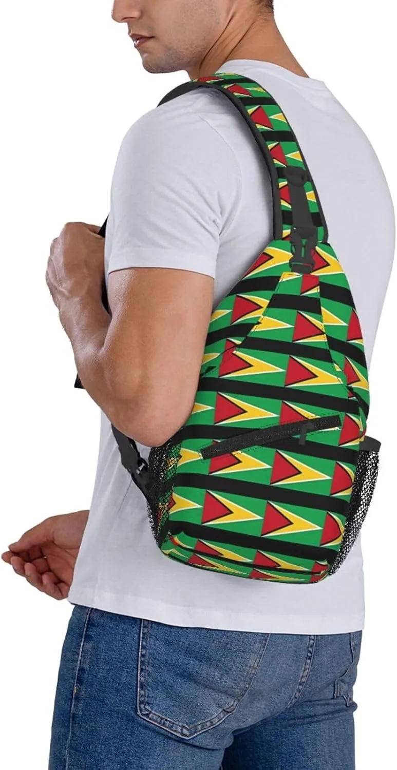 Chest Sling Bag Crossbody Shoulder Backpack Bag Gym Cycling Travel Hiking Daypack Cross Bag