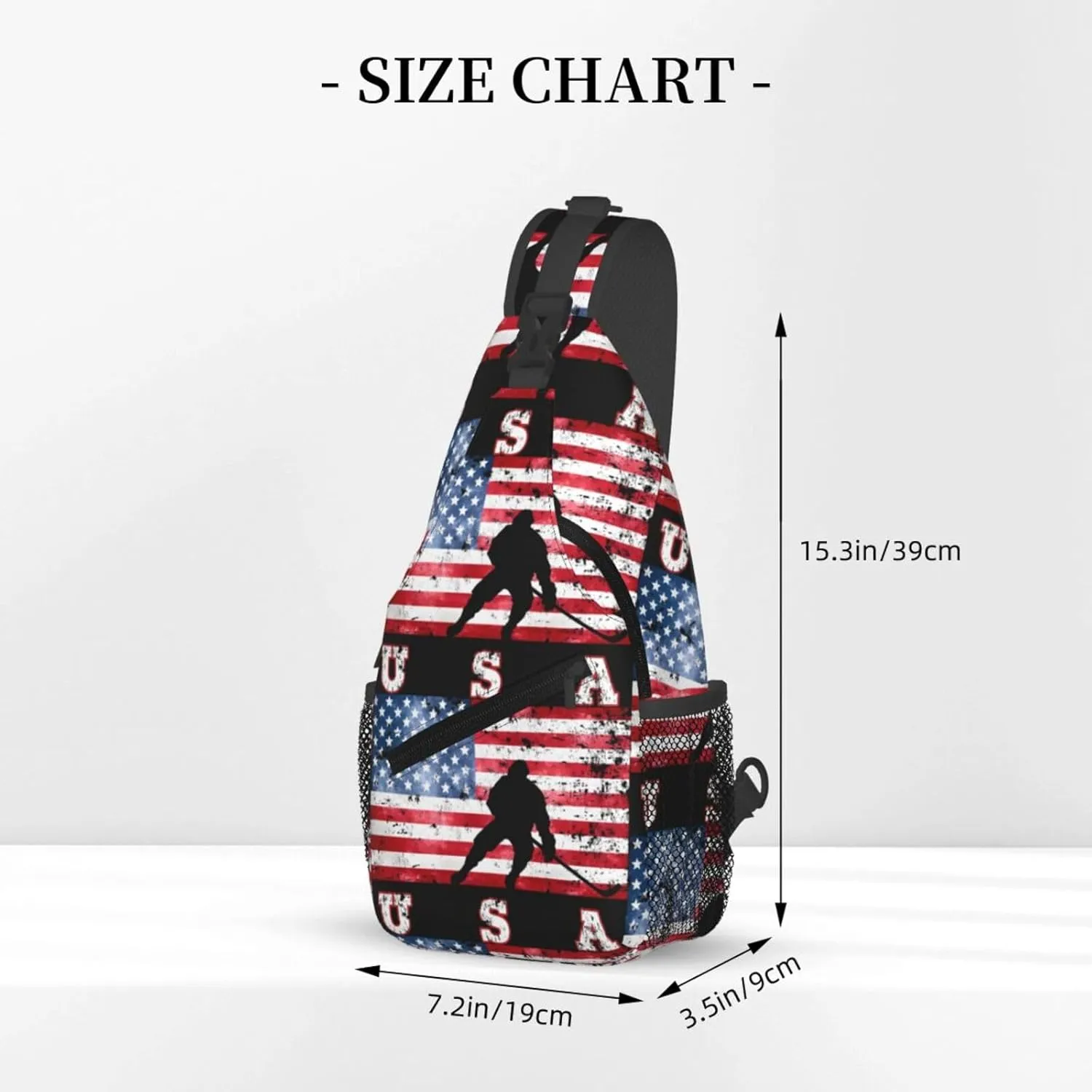 Chest Sling Bag Crossbody Shoulder Backpack Bag Gym Cycling Travel Hiking Daypack Cross Bag