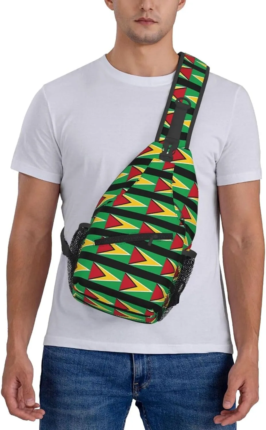 Chest Sling Bag Crossbody Shoulder Backpack Bag Gym Cycling Travel Hiking Daypack Cross Bag