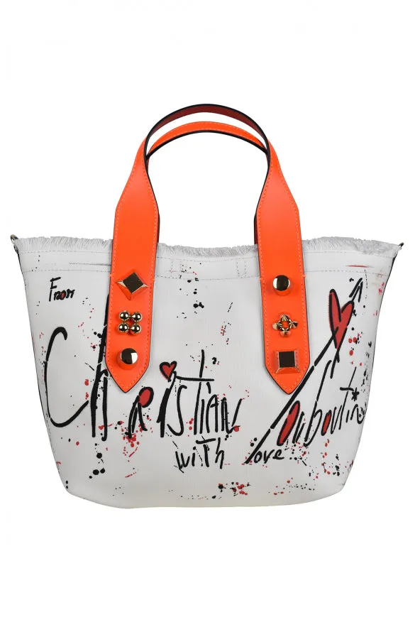 Christian Louboutin frangibus liten tygväska