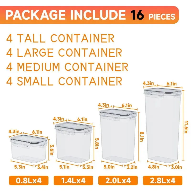 Clear Kitchen Storage Containers